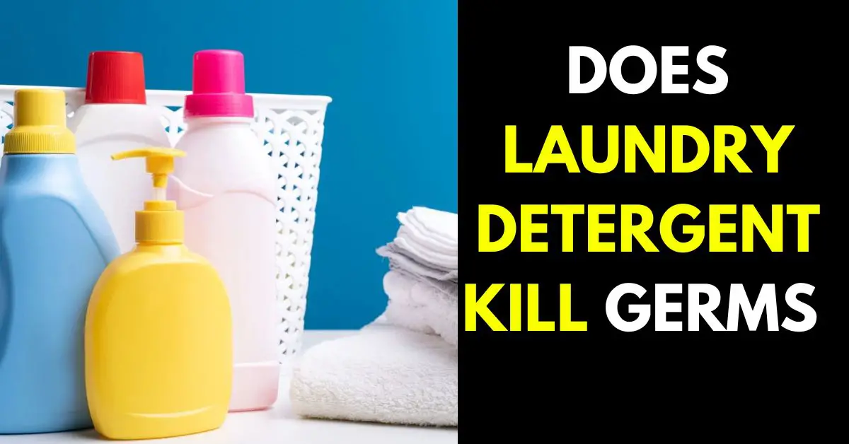 Does Laundry Detergent Kill Germs