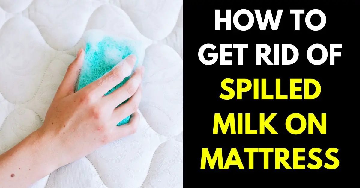 How to Get Rid of Spilled Milk on Mattress
