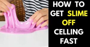 How to Get Slime Off the Ceiling Fast (5 Easy Ways)