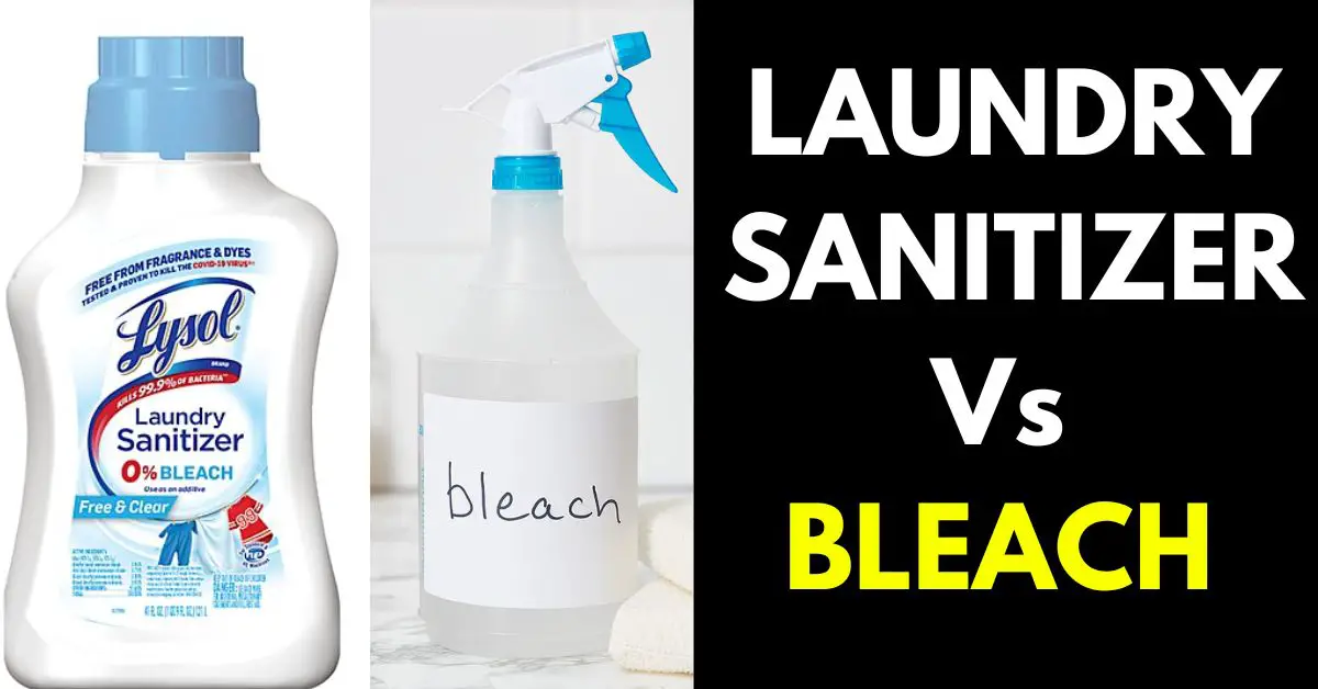 Laundry Sanitizer Vs Bleach