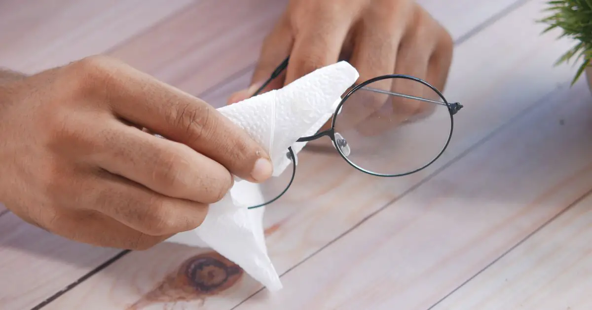 Removing Hard Water Stains from Eyeglasses