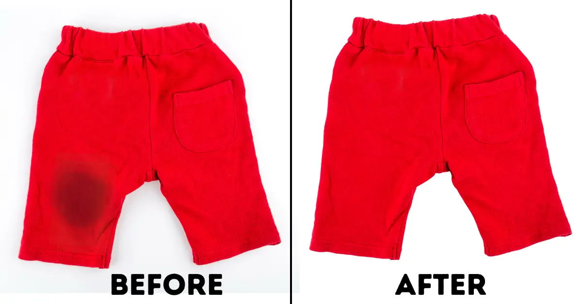 How To Remove Olive Oil Stain on Red Pants
