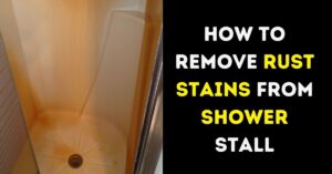 How to Remove Rust Stains from Shower Stall