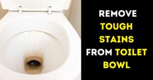 How to Remove Tough Stains from Toilet Bowl